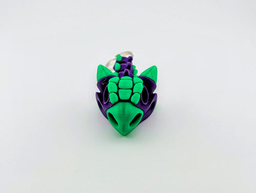 3D Printed Ankylosaurus Keychain – Gooney Grape Dinosaur Backpack Charm