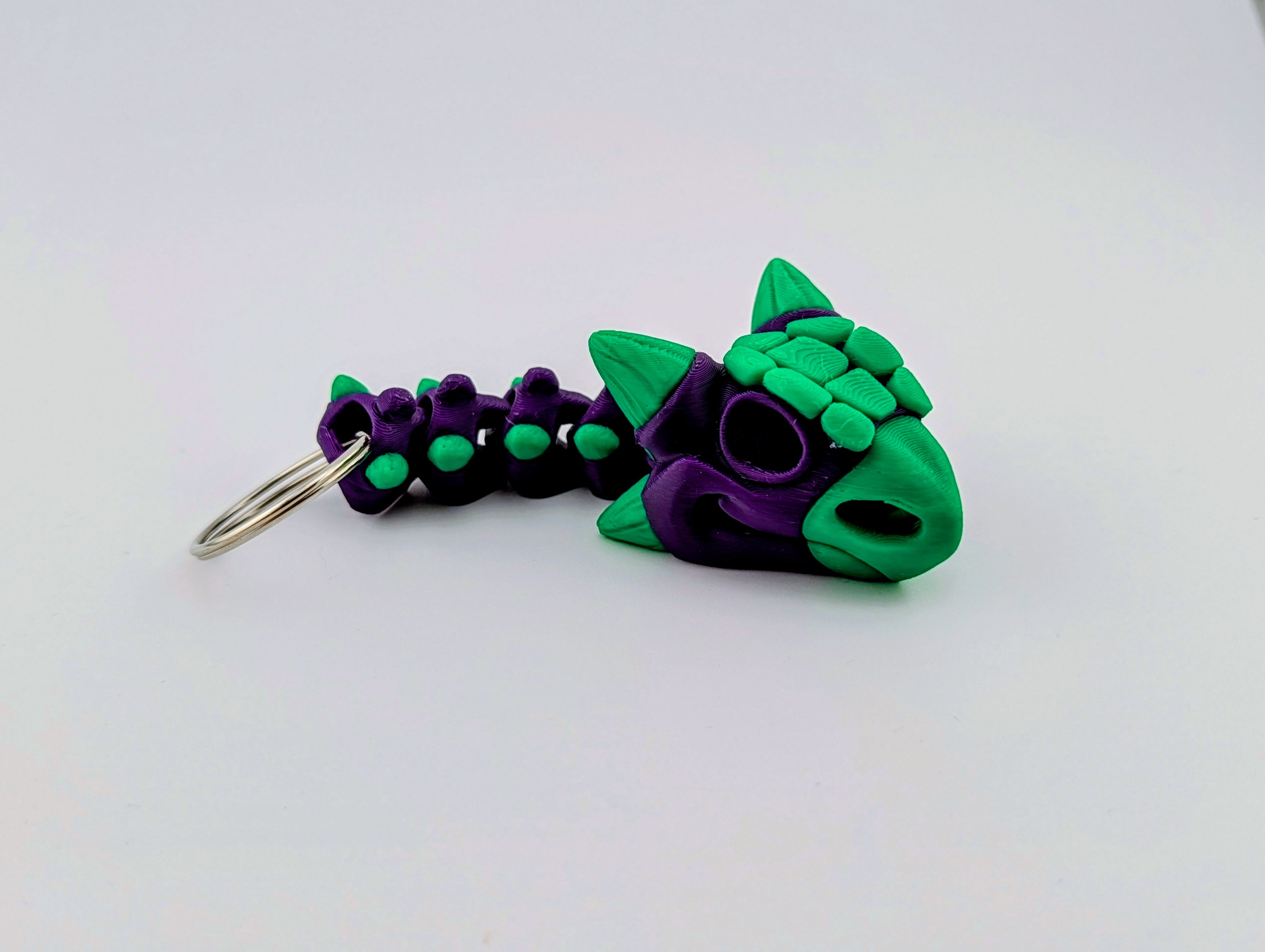 Gooney Grape Ankylosaurus Keychain