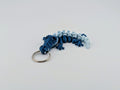 Cobalt Croco-Keychain