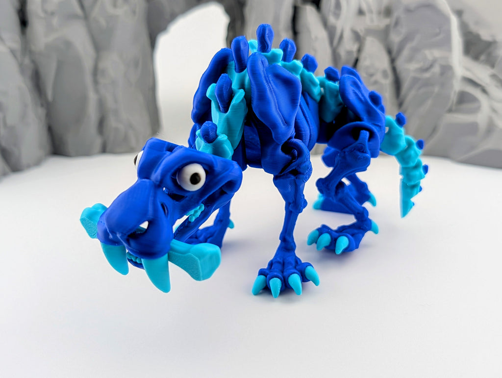 Icy Blue Saber-toothed Tiger