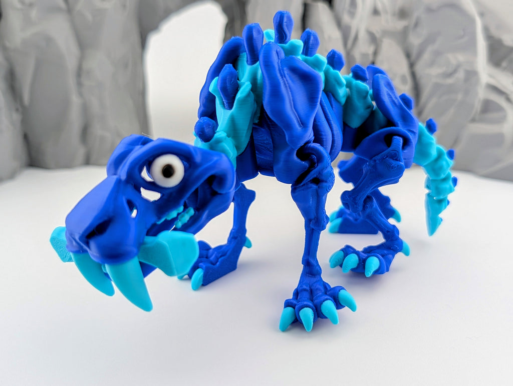 Icy Blue Saber-toothed Tiger