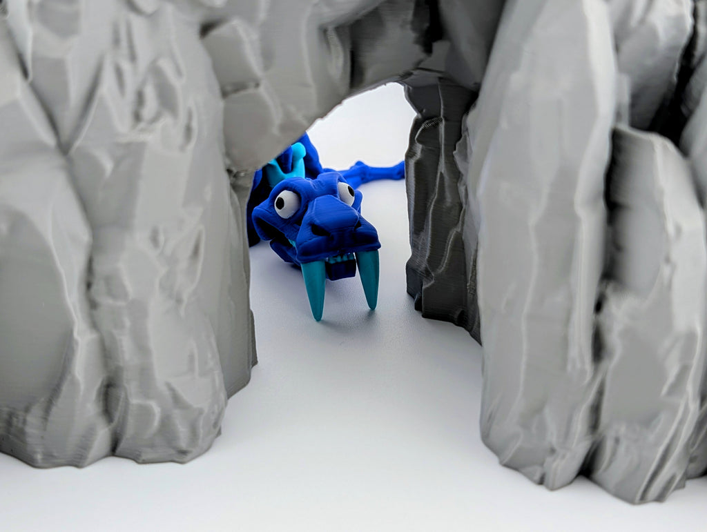 Icy Blue Saber-toothed Tiger
