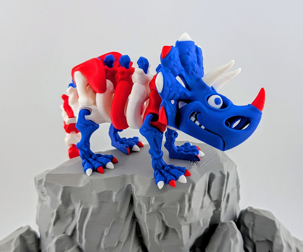 Patriotic Triceratops